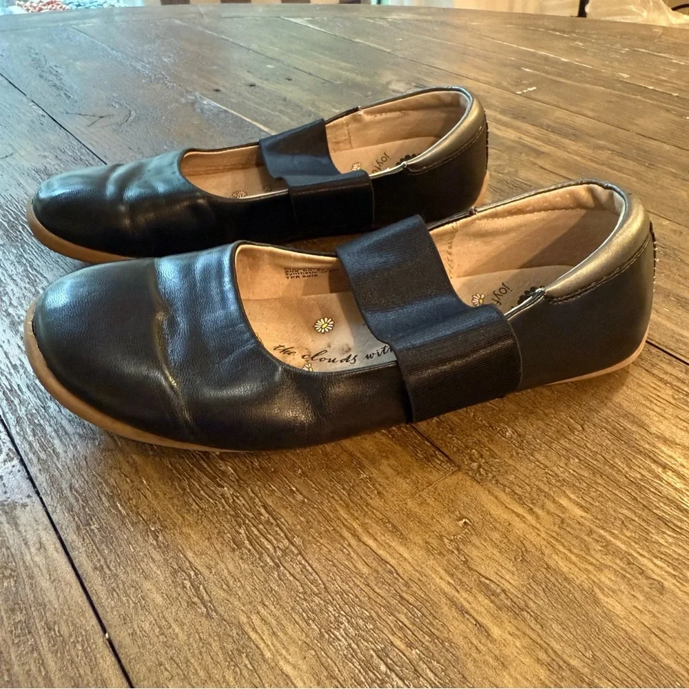 LIVIE & LUCA Girl’s Bella Ballet Flat Shoes in Black‎ Size 13 Ribbon Strap